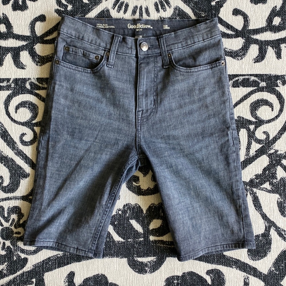 Goodfellow Slim shorts denim grey 28
